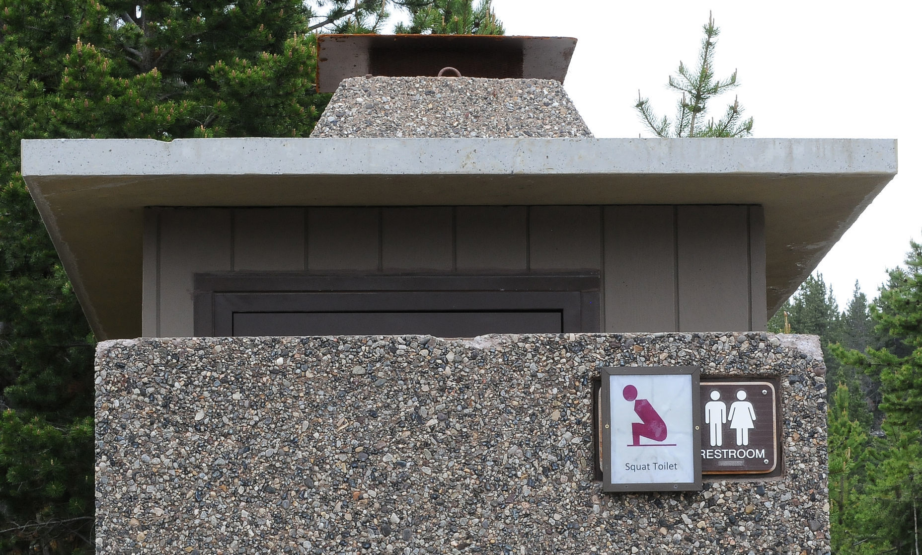 Yellowstone vault toilet